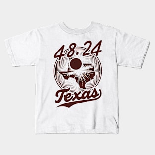 Texas Solar Eclipse Apparel Kids T-Shirt